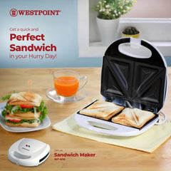 Westpoint WF-636 Deluxe Sandwich Toaster With Official Warranty