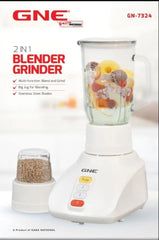 Gaba National GN-7324 Blender & Grinder 2 In 1 With Official Warranty
