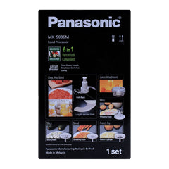 Panasonic MK-5086MWTX 6 In 1 Food processor 230W