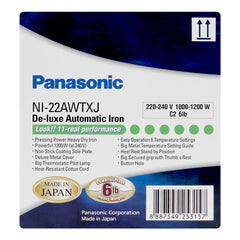 Panasonic NI-22AWTXJ Deluxe Automatic Iron 1200W