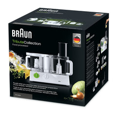 Braun FX 3030 Tribute Collection Food Processor With Official Warranty