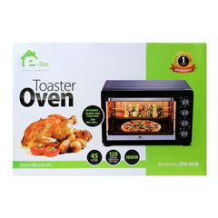 E-Lite ETO-453R Oven Toaster 45 Liter With Official Warranty