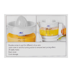 Anex AG-2058 Deluxe Citrus Juicer With Official Warranty