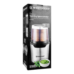 Westpoint WF-9225 Professional Wet/Dry Spice & Coffee Grinder With Official Warranty