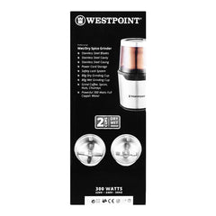Westpoint WF-9225 Professional Wet/Dry Spice & Coffee Grinder With Official Warranty