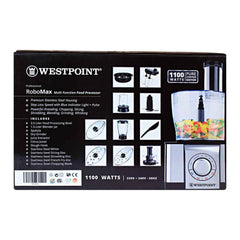 Westpoint WF-8819 Professional Robo Max Multi Function Food Processor With Official Warranty