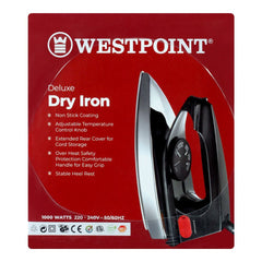 Westpoint WF-672 Deluxe Dry Iron With Official Warranty