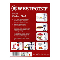 Westpoint WF-2804 Deluxe Kitchen Chef With Official Warranty