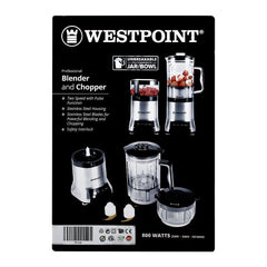 Westpoint WF-366 Professional Blender & Chopper With Official Warranty
