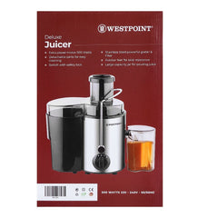 Wespoint WF-5161 Deluxe Juicer With Official Warranty
