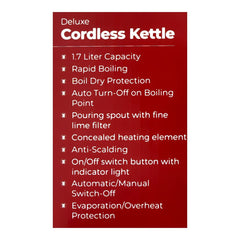 Westpoint WF-8266 Cordless Kettle 1.7 Liter With Official Warranty