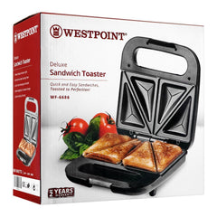 Westpoint WF-6686 Deluxe Sandwich Toaster With Official Warranty