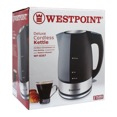 Westpoint WF-8267 Deluxe Cordless Kettle 2.0 Liter With Official Warranty