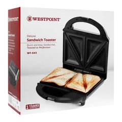 Westpoint WF-643 Deluxe Sandwich Toaster With Official Warranty