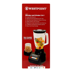 Westpoint WF-9291 Deluxe Blender & Grinder 2 In 1 With Official Warranty
