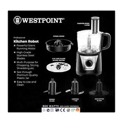 Westpoint WF-498 Deluxe Kitchen Robot Chopper With Vegetable Cutter With Official Warranty