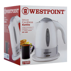 Westpoint WF-409 Deluxe Cordless Kettle 1 Liter With Official Warranty