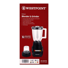 Westpoint WF-332 Deluxe Blender & Grinder 2 In 1 With Official Warranty