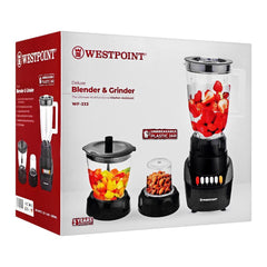Westpoint WF-333 Deluxe Blender, Grinder & Chopper 3 In 1 With Official Warranty