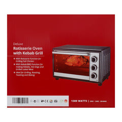 Westpoint WF-2310RK Deluxe Rotisserie Oven With Kabab Grill With Official Warranty