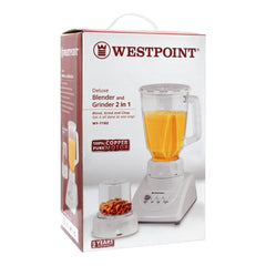 Westpoint WF-7182 Deluxe Blender & Grinder 2 In 1 With Official Warranty