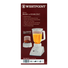 Westpoint WF-7182 Deluxe Blender & Grinder 2 In 1 With Official Warranty