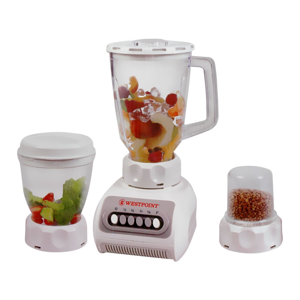 Westpoint WF-9492 Deluxe Blender, Chopper & Grinder 3 In 1 With Official Warranty