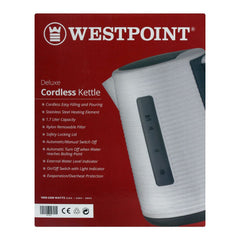 Westpoint WF-8269 Deluxe Cordless Kettle 2.0 Liter With Official Warranty