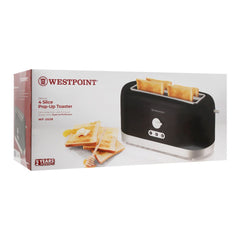 Westpoint WF-2528 Deluxe 4 Slice Pop-Up Toaster With Official Warranty