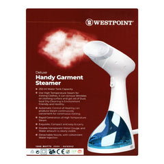 Westpoint WF-1153 Deluxe Handy Garments Steamer With Official Warranty