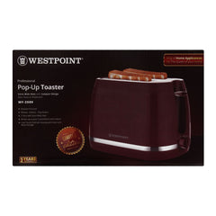 Westpoint WF-2589 Professional 2 Slice Pop-Up Toaster With Official Warranty