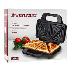 Westpoint WF-6697 Deluxe Sandwich Toaster With Official Warranty