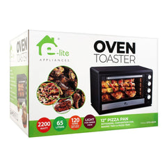 E-Lite ETO-653R Oven Toaster 65 Liter With Official Warranty