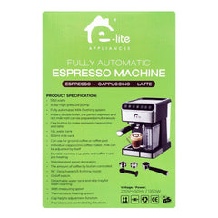 E-Lite EEM-020 Espresso Machine Fully Automatic With Official Warranty