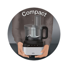 Braun FP 3235 Pure Ease Food processor 12 In 1 With Official Warranty