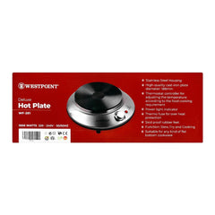 Westpoint WF-281 Deluxe Hot Plate With Official Warranty