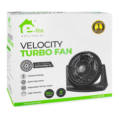 E-Lite EVF-08 Velocity Turbo Fan 8" With Official Warranty