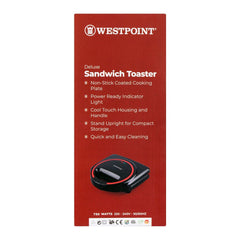 Westpoint WF-691 Deluxe Sandwich Toaster With Official Warranty