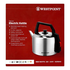 Westpoint WF-6178 Deluxe Electric Kettle 4.0 Liter With Official Warranty