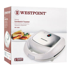 Westpoint WF-640 Deluxe Sandwich Toaster With Official Warranty