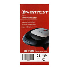 Westpoint WF-692C Deluxe Sandwich Toaster With Official Warranty