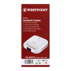 Westpoint WF-671 Deluxe Sandwich Toaster With Official Warranty