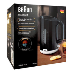 Braun WK-1100 Breakfast 1 Electric Kettle 1.7 Liter With Official Warranty