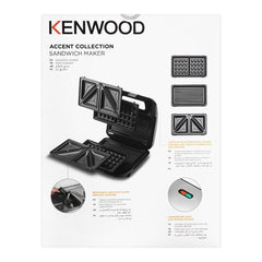 Kenwood SMM02 3 In 1 Sandwich,Waffle & Grill Maker 750W