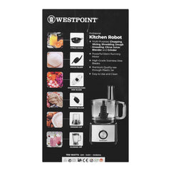 Westpoint WF-8815 Professional Kitchen Robot Multi Function Food Processor With Official Warranty