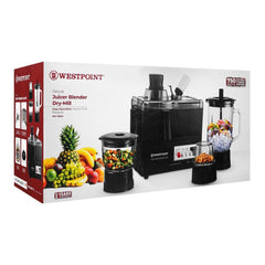 Westpoint WF-8824 Deluxe Juicer, Blender & Dry Mill 4 In 1 With Official Warranty