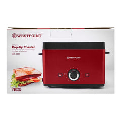 Westpoint WF-2533 Deluxe 2 Slice Pop-Up Toaster With Official Warranty