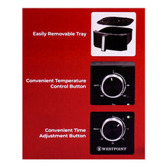 Westpoint WF-4257 Deluxe Easy Air Fryer XL 6.5 Litre With Official Warranty