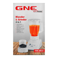 Gaba National GN-2817/18 Deluxe Blender & Grinder 2 In 1 With Official Warranty