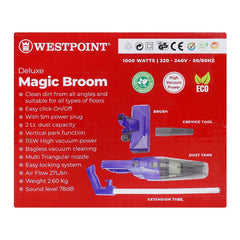 Westpoint WF-231 Deluxe Magic Broom Vacuum Cleaner With Official Warranty